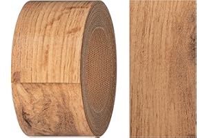 haggiy Melamine Edging Tape with Hot Melt Adhesive 40 mm x 5 m | Iron-On Edging Tape for Shelves & Panels | Edging Tape - Decoration: Wotan Oak