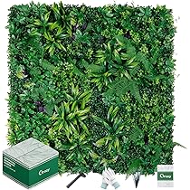 Privacy Giardino Esterno ODTORY Pannelli Da Parete In Legno Di Bosso Artificiale, 50,8 X 50,8 Cm, 12P, Anti UV, Anti Più Denso, Per Interni Ed Esterni, Decorazione Per Pareti Verdi E Recinzioni