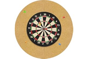 ‎KEAGAN Dartscheibe Wandschutz Filz Dartscheibe Wandschutz selbstklebend gespleißte Wand Surround Board Dartscheibe Rückseite Filz Wandfliesen Kork Dartscheibe