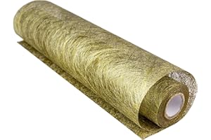 100%Mosel Runner da Tavola in Pile, in Oro (30 cm x 10 m), Runner Decorativo da Tavola, elegante Decorazione da Tavola per Natale & Avvento, Decorazione festiva per occasioni Speciali