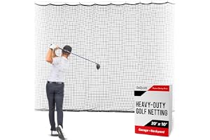 GoSports Sportnät, slagnät för golf, baseball, hockey, fotboll, LAX och mer, 3,0 m, 4,6 m, 6,0 m