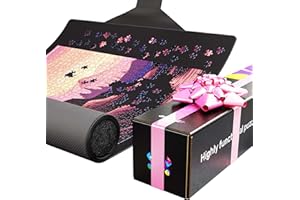 Puzzlup Jigsaw Mat 1500 Pieces - 66 X 120 cm (26 x 47 Inches) - Portable Non Slip Roll Up Puzzle Mat - Suited for Puzzles of 500, 1000 or 1500 pieces - Portapuzzle With Gift Packaging