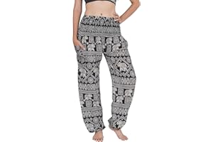 CHAINUPON Harem Trousers Women Boho Loose Yoga Pants Casual Bohemian Hippie Lounge Elephant Pyjamas Bottoms