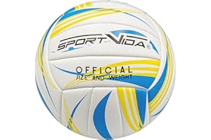 ‎SPORTVIDA SportVida Volleyball Ball Beachvolleyball für Kinder und Erwachsene | Farbenauswahl