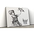 52 North Banksy Super nurse hospital famous Wall Art Print Various Sizes (A3 (16x12inch))