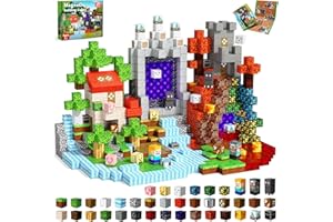 ToyUnited 240Pcs Magnetic Building Blocks, Magnetic Blocks Forest Portal Building Cubes Toys Montessori Toddler Xmas Birthday Gifts -STEM Educational Construction Toys for Kids Ages 3 4 5 6 7 8 9