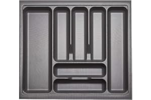 Orga-Box I Cubertero 519 x 473 gris orión con estructura perlada y revestimiento antideslizante para Tandembox Antaro/Intivo y ModernBox en armario de 60 cm