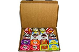 URBAN WELLBEING Individual Jam Portions Selection- Breakfast Jams, Spreads, Preserves, Honey, Biscoff Spread, Golden Syrup, Chocolate Hazelnut Spread, Marmalade and Marmite | 16 Portions