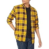 Amazon Essentials Men Long Sleeve Flannel Shirt