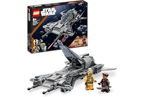 LEGO 75346 Star Wars Le Chasseur Pirate, Jouet de Construction Le Mandalorien Saison 3 avec Minifigurines Pilote et Vane, Idée Cadeau à Collectionner