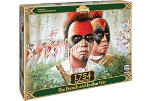 Academy Games | 1754 Conquest The French and Indian War | Board Game | Ages 12 And Up | 2-4 Players | English Version