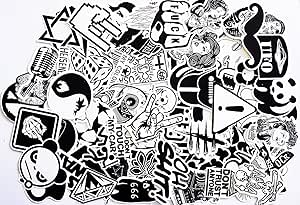 Autocollant Vinyle 'Toxica' 5 Pouces - Noir Brillant, Pour Voiture, Laptop, Fenêtre, Décoration