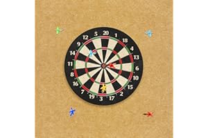 ‎KEAGAN Dartscheibe Wandschutz Filz Dartscheibe Wandschutz selbstklebend gespleißte Wand Surround Board Dartscheibe Rückseite Filz Wandfliesen Kork Dartscheibe