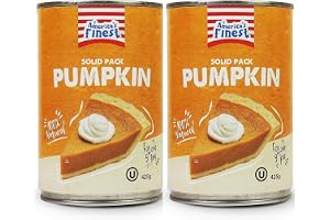 America's Finest, Pumpkin Puree - 100% Pure Pumpkin - 425g Tin, Pack of 2