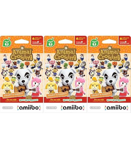 amiibo card booster box Nintendo Animal Crossing Cards Amiibo Series Amiibo Cards Amazon