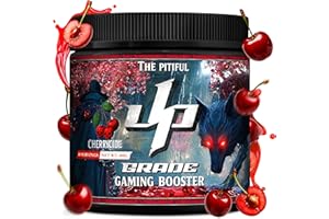 ‎UP-GRADE ENERGY BOOSTER UP-GRADE Gaming Booster - Energy Drink Pulver für Fokus & Energie - 200mg Koffein, L-Tyrosin, Taurin, Vitamine & Magnesium - klarer, erfrischender Drink – 40 Portionen (400g)