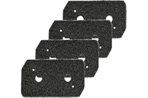 DAODEFUL 12007650 Schaumfilter Ersatz Filter für Bosch Siemens Serie 4 Serie 8 Homeprofessional Isensoric Wärmepumpentrockner Sockelfilter 228x128mm Filtermatte Ersatzteile Ersatzfilter (4 Stück)