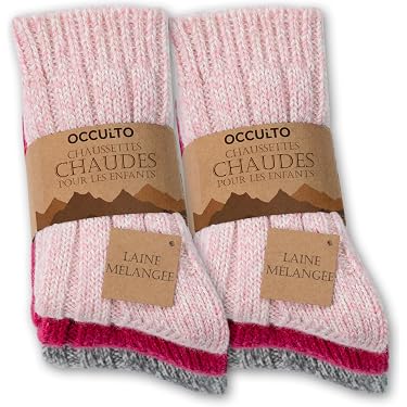 Lot De 5 Paires De Chaussettes De Noël Pour Enfants - Tailles 25-28 (3-5 Ans) Et 29-32 (6-8 Ans), Motifs Festifs