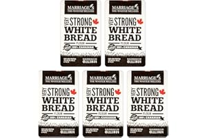 MARRIAGE'S W & H Marriage & Son 100% Canadian Very Strong White Flour 1.5kg (Pack of 5)