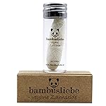 ✮ bambusliebe ✮ Vegane Zahnseide ♻ 30 Meter ♻ mit Pflanzenwachs ♻ mit Edelminze ♻ Nachhaltig ✅ Vegan ✅
