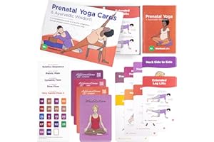 WorkoutLabs Cartes de yoga prénatal et ayurveda – Guide de grossesse saine et consciente avec sagesse ancienne de manière moderne · Cartes et livres de qualité supérieure pour femmes enceintes et