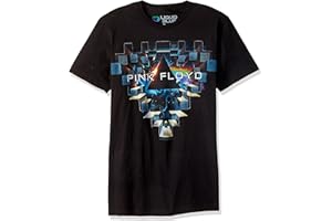 Liquid Blue Men's Pink Floyd Space Window Short Sleeve T-Shirt, Blue,Pink
