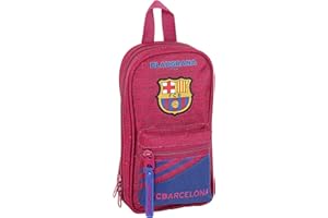 SAFTA FCB FCBARCELONE FC Barcelone Corporative Officielle Trousse de Toilette avec 4 étuis 20 x 50 x 230 mm, 411925-847, 411925-847