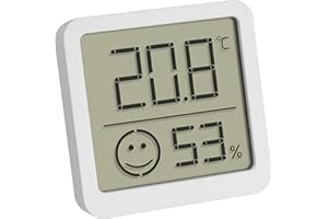 TFA Dostmann Digitales Thermo-Hygrometer mit Komfortzone Thermo-hygromètre blanc