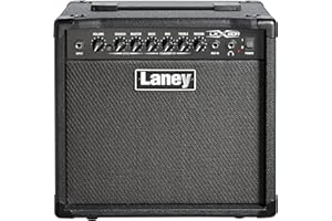 Laney LX20R - 20w Electric Guitar Amp – Compact 20 Watt Practice Amp With Reverb, Drive, 3-band Eq, Aux Input For Jamming Along & Headphone Output – Great For Beginners & Home Use - Black