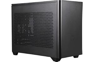 Cooler Master MasterBox NR200 Mini Computer Case ITX - Chassis Compatto in Acciaio SGCC, Opzioni di Raffreddamento Versatili, Accessibilità a 360 Gradi Senza Attrezzi - Nero