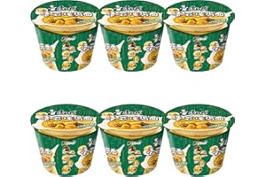 BESCH Pack 6 Copa Ramen Fideos Instantáneos Sabor Pollo y Setas Shitake - Instant Noodle Cup Tallarines