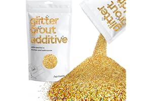 Hemway - Glitzer-Zusatz für Fugenmörtel (Gold Holographic Fibre)