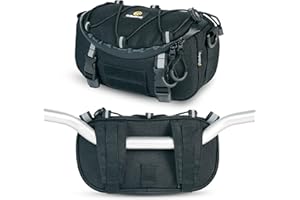 ODINSBERG Bolsa Manillar Bicicleta, Bolsa Manillar Moto, Bolsa Herramientas Moto, Porta Herramientas Moto, Alforja Manillar Bicicleta, Alforjas Moto