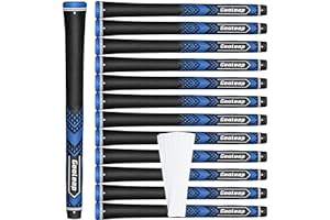 Geoleap Golfgriffe, Set mit 13 weichen Golfschlägergriffen, reduziert Kegel-Design bietet hohe Traktion und Leistung, 13 Griffe mit 15 Bändern und 13 Griffe mit allen Reparatur-Sets zur Auswahl.