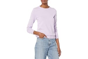 Amazon Essentials Pull À Col Rond 100% Coton (Disponible en Grande Taille) Femme