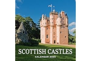 2025 Scotland Calendar: Scottish Castles - Square Wall Calendar - Month to view – 12 Months