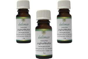 Dalimar Joghurtkulturen 3 x 2 g - Joghurt selber machen nach dem Rezept der Hobbythek