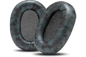 WC PadZ XM6 – Premium Replacement Earpads Compatible With Sony WH-1000XM6 Headphones by Wicked Cushions | Enhanced Comfort, Durable PU Leather & Sound Isolation | Black Camo