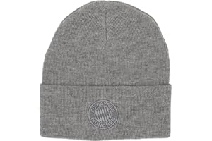 FC Bayern München I Strickmütze I Beanie I Unisex I Erwachsene I Grau