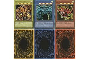 MZTCG Yu-Gi-O Ägyptische Götterkarten Komplettset – Ultra Rare – Limited Edition – Slifer der Himmelsdrache -DELC01 Obelisk der Peiniger -DELC01 Der Geflügelte Drache Von Ra LC01-DE03 Deutsche V.