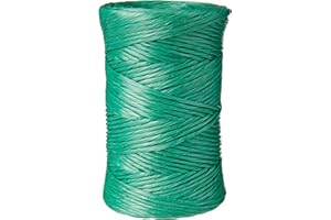 GEN IMPORTS Green TBC Garden Twine Roll, 200 meters - Durable & Strong, Perfect for Household & Gardening Tying Needs