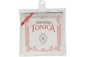 Pirastro 4120 Tonica - Set di corde per violino in materiale sintetico, con busta, 4/4