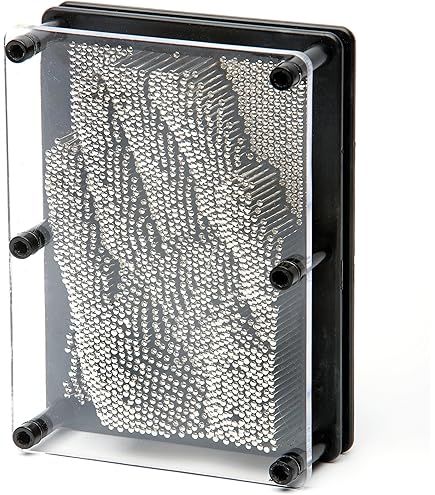 Tavola 3D Pin Art XXL - Scultura Con Aghi Metallici | Impronte Mani E Volti | Giocattolo Antistress - Foto 7