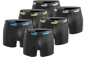 PUMA Boxershort 6er Pack Herren Basic Black Limited Edition