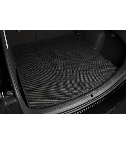 Tappetino Bagagliaio Per Smart 451 450 Fortwo Con Logo Luminoso - Pelle Ecologica Antigraffio (Colore: Black A2)