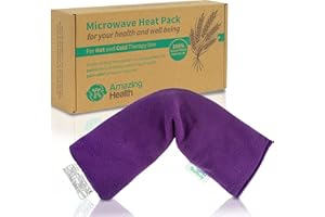 AMAZING HEALTH Luxury Violet Wheat Bag - UK filled wheat and lavender