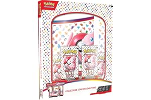 Collezione con raccoglitore di carte dell’espansione Scarlatto e Violetto - 151 del GCC Pokémon (fogli con nove tasche e quattro buste di espansione), edizione in italiano