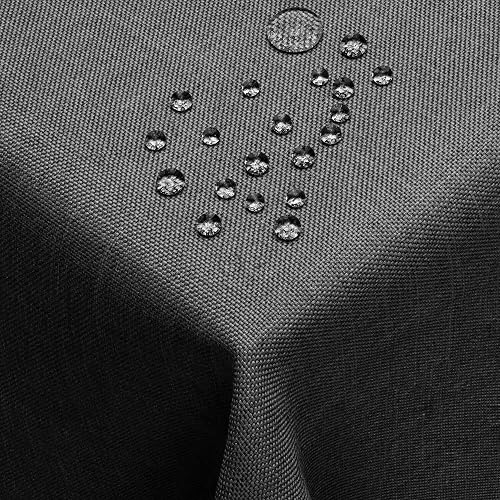 DecoHomeTextil Leinenoptik-Tischdecke, 110×140