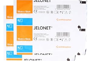 BIZZICO 10x Jelonet Dressing 10cm x 10cm Paraffin Gauze 2020 Expiry