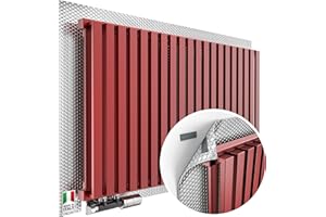 BABYBUNNY Panneau isolant pour radiateurs | isolation thermique et thermoréfléchissant pour radiateurs | 300 x 75 cm | Fabriqué en Italie | Système de fixation magnétique anti-condensation | Économie d'énergie